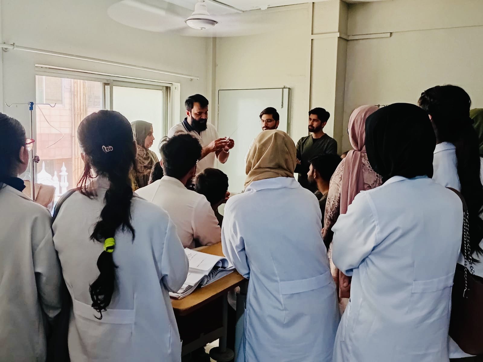 Photograph from the practice of Dr. Awais Malik
